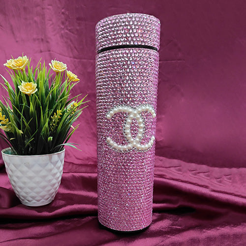 Chanel Rhinestone Water Bottle (500 ML)