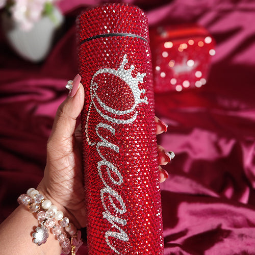 Queen Rhinestone Water Bottle (500 ML)