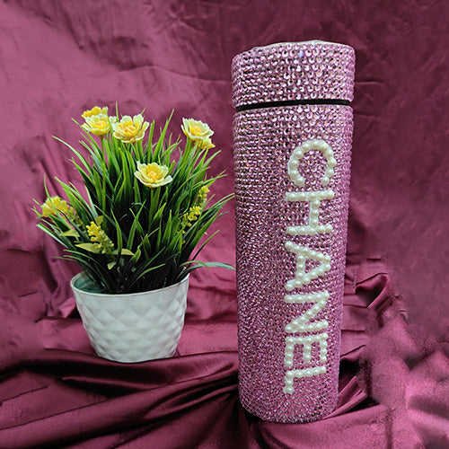 Chanel Rhinestone Water Bottle (500 ML)