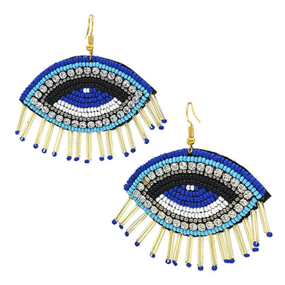 Nazar Boncuk Ear-Ring (Blue)