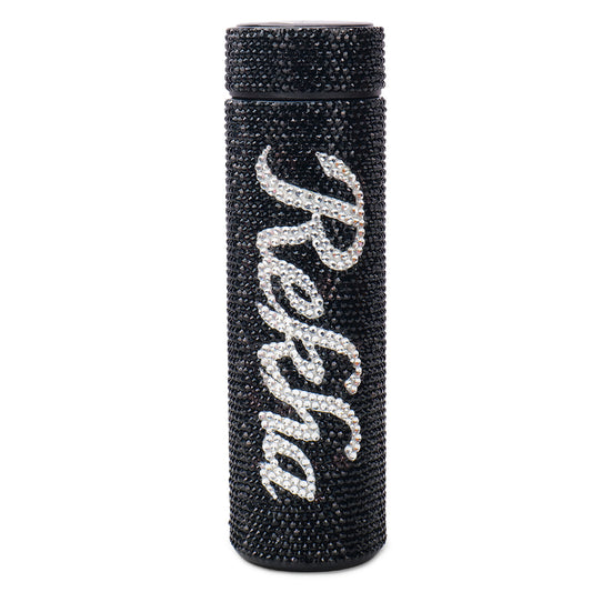 Rekha (Customized Name) Rhinestone Water Bottle (500 ML)