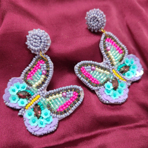 Butterfly Ear-Ring (Purple)