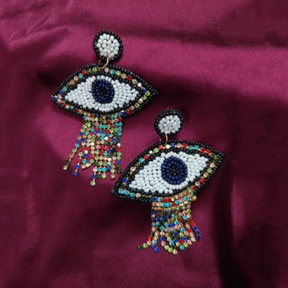 Nazar Boncuk Ear-Ring (Black)