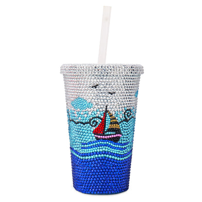 Boat Rhinestone Sipper (500 ML)
