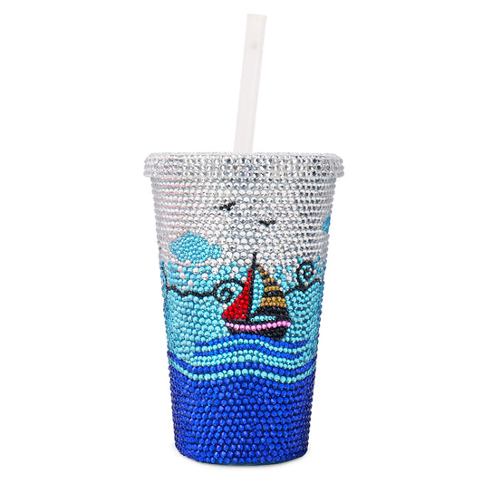 Boat Rhinestone Sipper (500 ML)