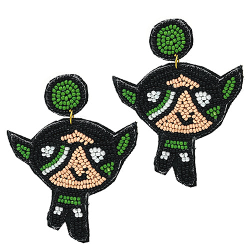 Buttercup Ear-Ring (Black Green)