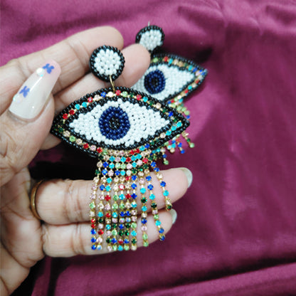 Nazar Boncuk Ear-Ring (Black)