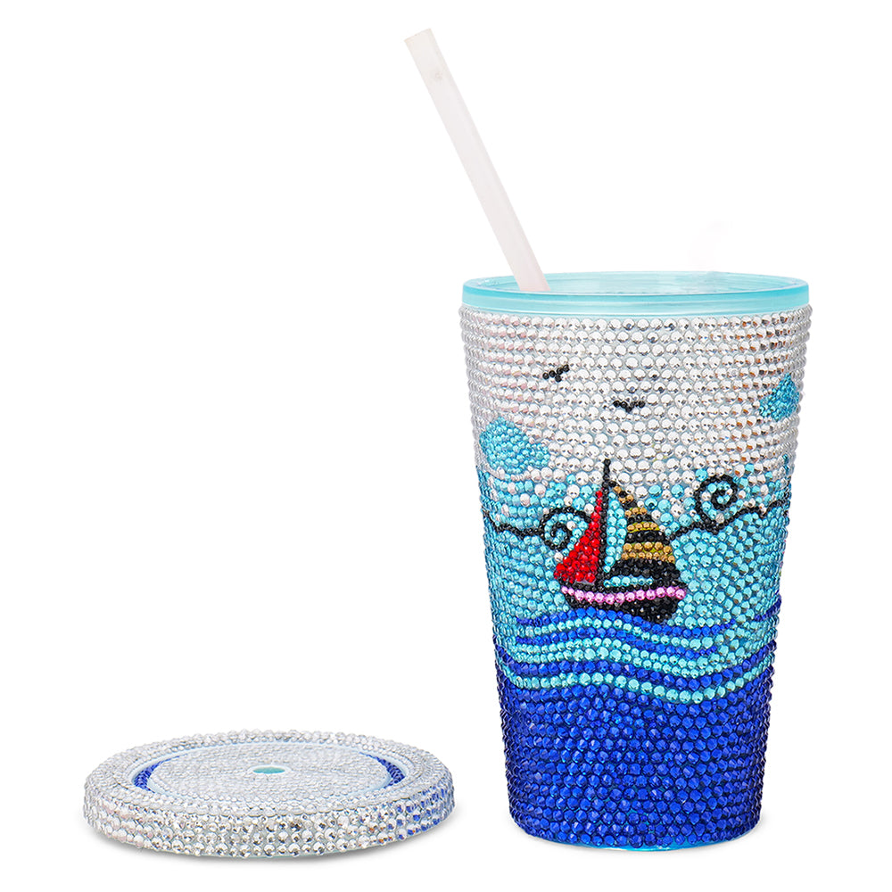 Boat Rhinestone Sipper (500 ML)