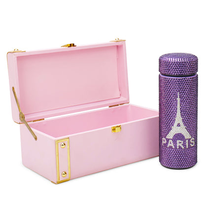 Eiffel Tower Rhinestone Water Bottle (350 ML)