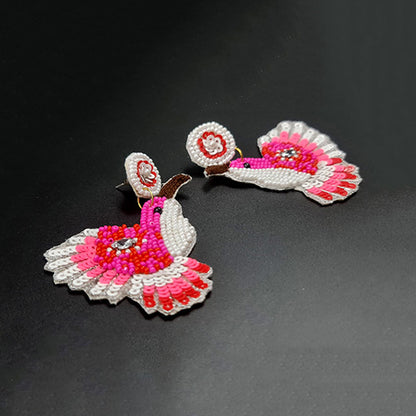 Bird Ear-Ring (Pink)