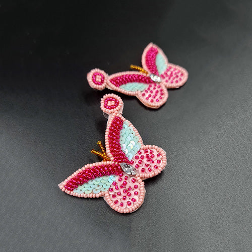 Butterfly Ear-Ring (Pink)
