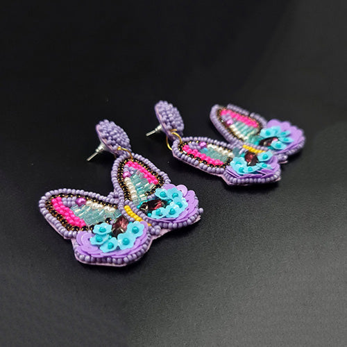 Butterfly Ear-Ring (Purple)