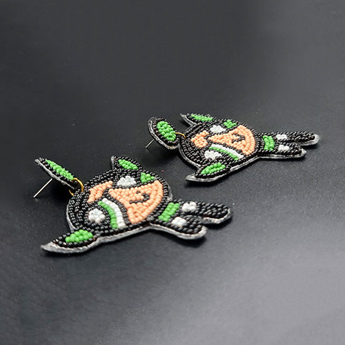 Buttercup Ear-Ring (Black Green)