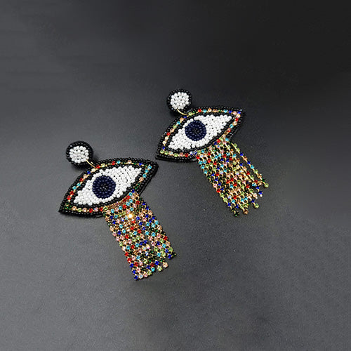 Nazar Boncuk Ear-Ring (Black)