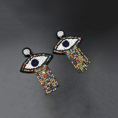 Nazar Boncuk Ear-Ring (Black)