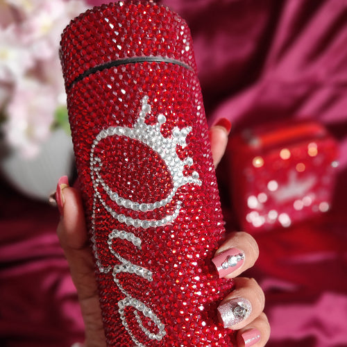 Queen Rhinestone Water Bottle (500 ML)
