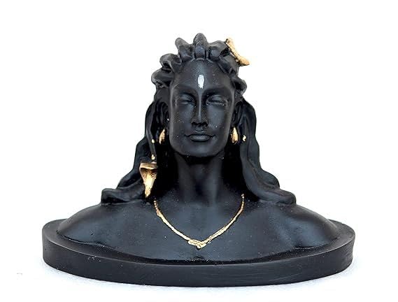 Glitzlives Lord Adiyogi Shiva Idol Statue Decorative Showpiece Home Decor Car Dashboard Office Table Living Room