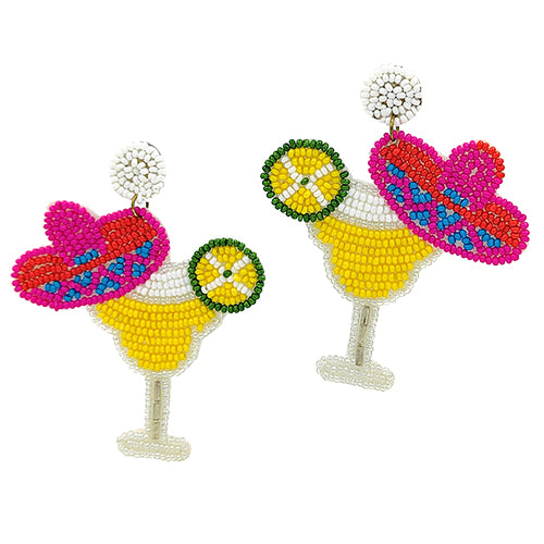 Tangy Lemon Glass Ear-Ring