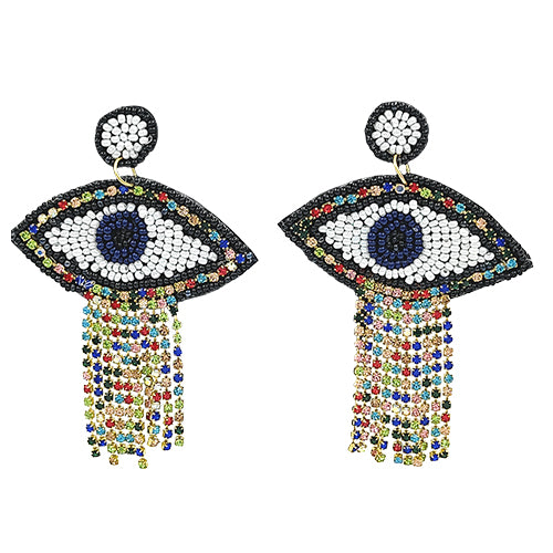 Nazar Boncuk Ear-Ring (Black)