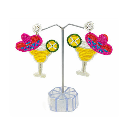 Tangy Lemon Glass Ear-Ring