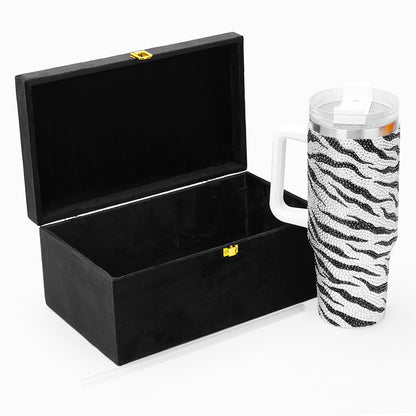 Tiger Print Rhinestone Tumbler (1200 ML)