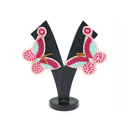 Butterfly Ear-Ring (Pink)