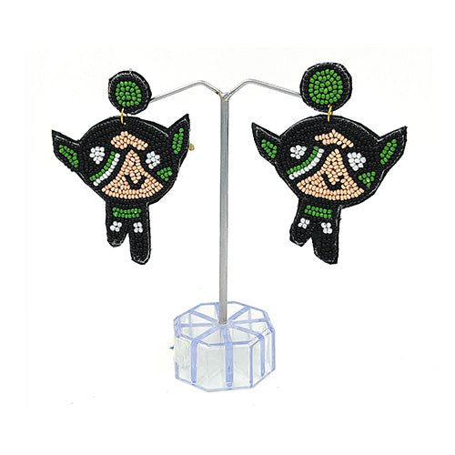 Buttercup Ear-Ring (Black Green)