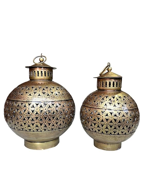 Glitzlives Present Iron Lantern and Candle Tealight Holder for Home Decor Items | Candles for Home Decoration | Candle Holders for Home Dcor