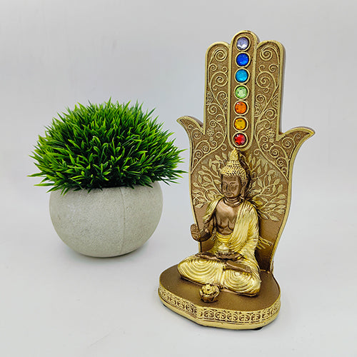 7 Chakras Gautam Buddha Meditation Figurine