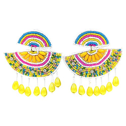 Colorful Fan Ear-Ring