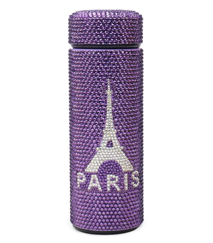 Eiffel Tower Rhinestone Water Bottle (350 ML)