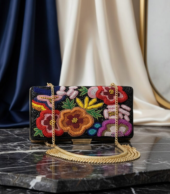 Beaded Clutch Box (Mix Color)