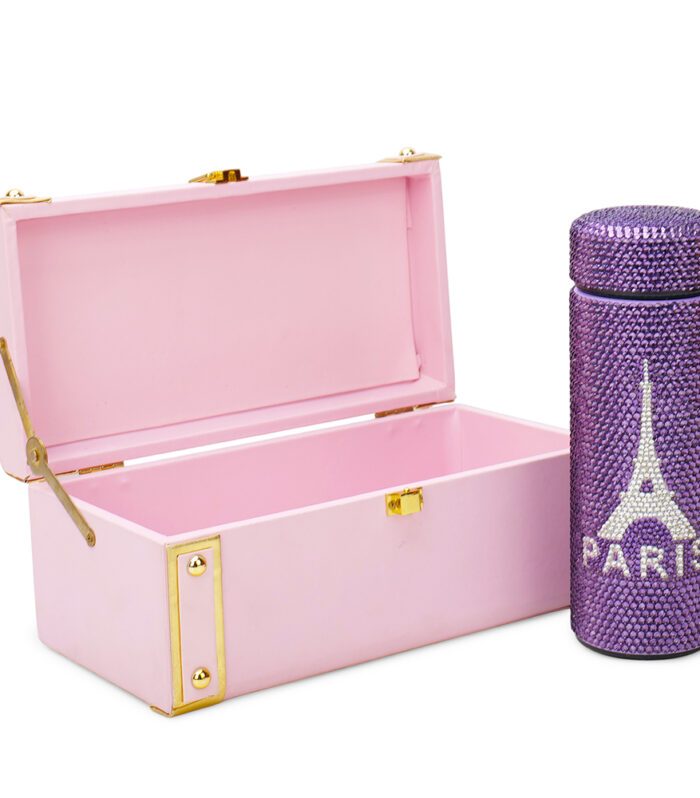 Eiffel Tower Rhinestone Water Bottle (350 ML)