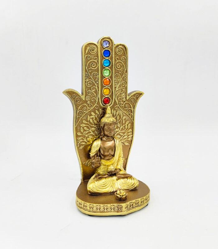 Hamsa Statue Golden