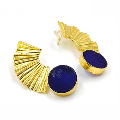 Golden Stone Ear-Ring (2)