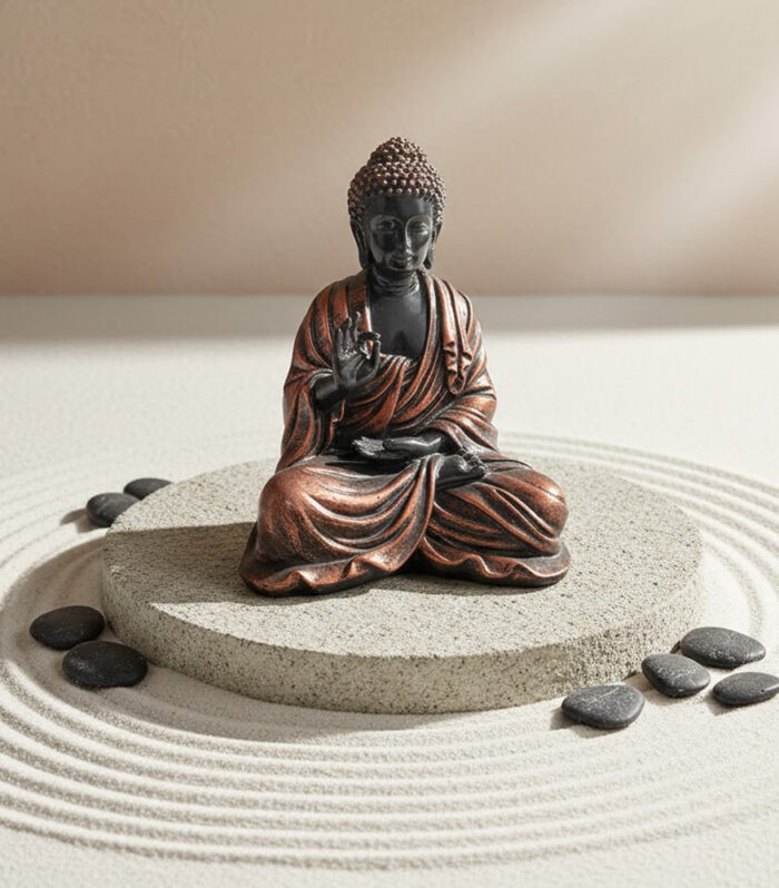 Brown Blessing Buddha