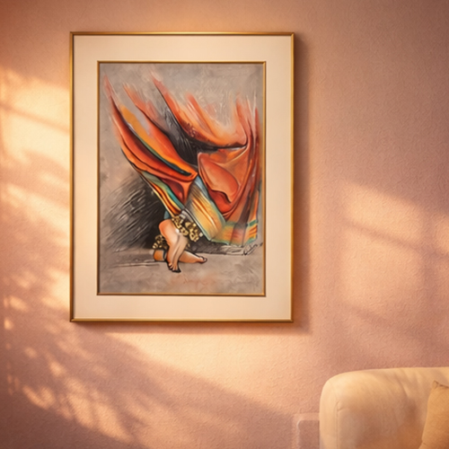 Dry pastel on Paper