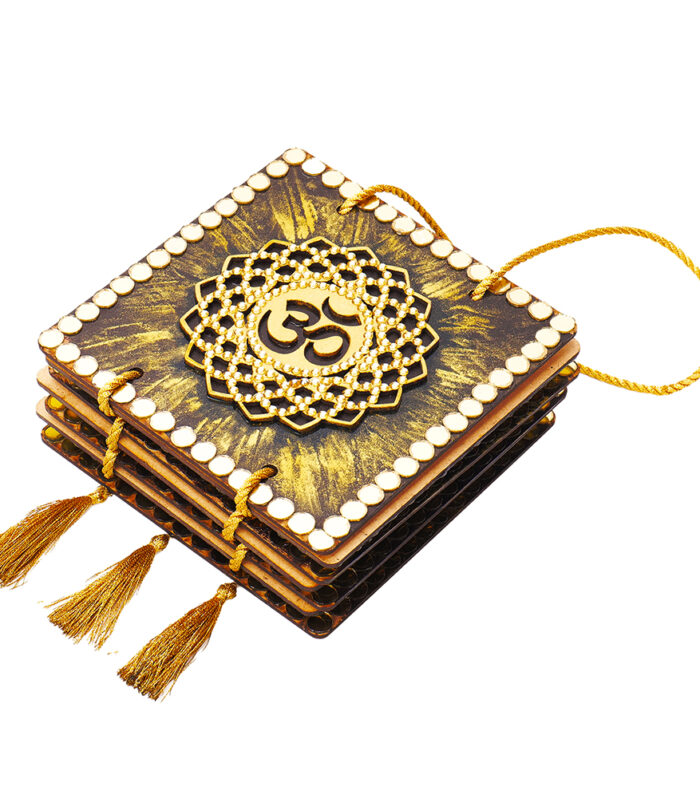 7 chakra wall hangings (Golden)